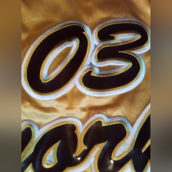 Veezo New York O3 International Players Club Satin Jacket Men's XL Gold NWT - Picture 12 of 15